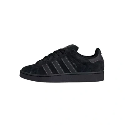 Image of adidas Originals Campus 00S Unisex Trainers, Size: 3, Core black/footwear white Leather
