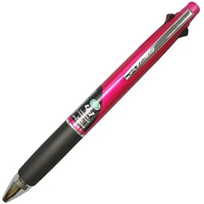 Image of Uni Jetstream 0.5 mm Ballpoint Multi Pen and Pencil, Pink Body (MSXE510005.13)