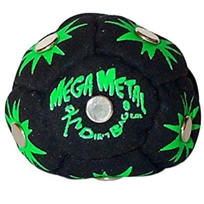 Image of World Footbag Dirtbag Mega Metal Hacky Sack Black