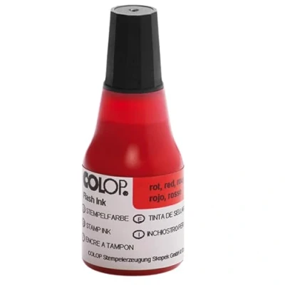 Image of COLOP EOS Ink Red 25ml 146962 Refill for Motivation Stamps, and School stampers