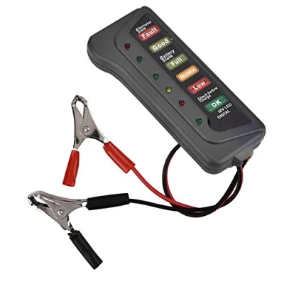 Image of How To Check A Car Battery 12V Analyzer Tester Motorcycle Load Alternator Cranking