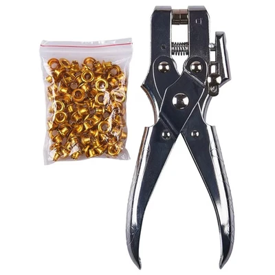 Image of Amtech B2550 Heavy Duty Eyelet plier with 100 Eyelets