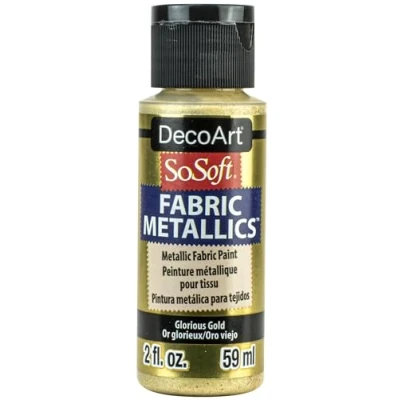 Image of Deco Art SO Soft Fabric METLC Glori.Gold, Glorious Gold, One Size