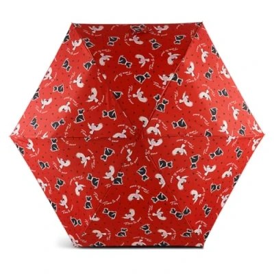 Image of RADLEY Mini Telescope Umbrella Time to Soar in Crimson Red
