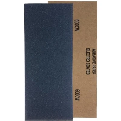 Image of YoiYee 600 Grit Wet &amp; Dry Sandpaper Sheets, 23 x 9.5cm, Fine Abrasive Sand Paper Roll for Wood, Metal, Plastic, Glass, Stone and Wall Sanding, 10 Pack