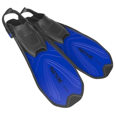 Image of SEAC Zoom, Snorkeling Fins with Adjustable Strap for Adults and Teens, 6 positions