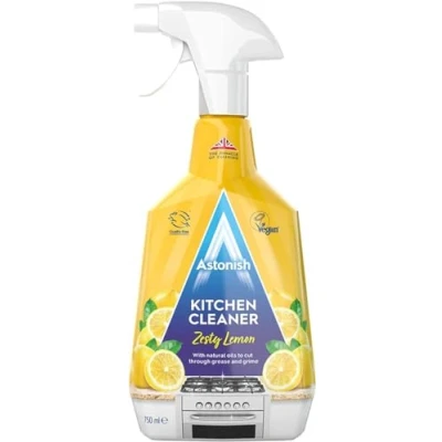 Image of Astonish Kitchen Cleaner, Vegan And Cruelty Free Blended With Natural Oils, 750ml, Zesty Lemon