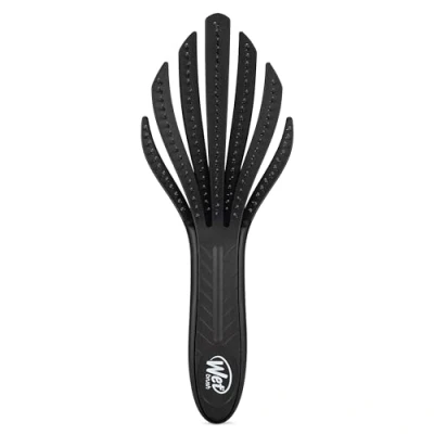 Image of WetBrush Go Green Curl Detangler Hairbrush With Ultra Soft Intelliflex Bristles to Gently Separate Knots Ease, Wet Brush Is Gentle on Hair, Plant Based, For Curly Black