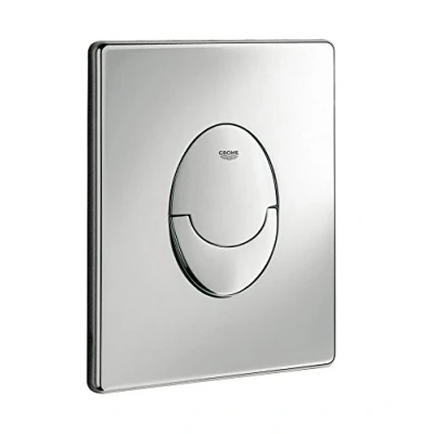 Image of GROHE Skate Air Flush Plate for Concealed Gd2 Cisterns, Water Saving, Dual with and Stop Activation, Chrome. Easy To Install. 38505000