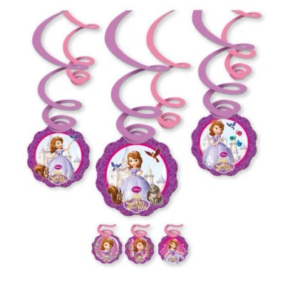 Image of Disney Junior Amscan Sofia First Swirl Decorations Party Accessory