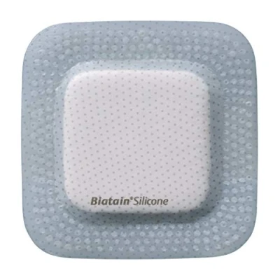 Image of Biatain Silicone Foam Adhesive Dressing 10 x 10cm Pack of 1