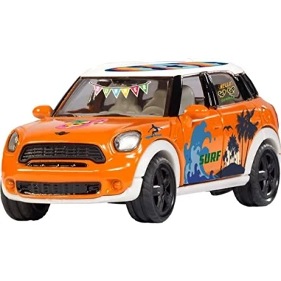 Image of siku 6507, Style my siku, MINI Countryman Summer, Toy car, Metal/plastic, Orange, Incl. sticker sheet for individual design, Doors openable