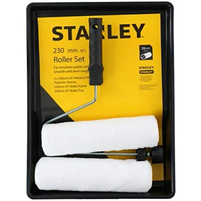 Image of Stanley Paint Roller Set 230 mm, Black, 41 x 30 6.5