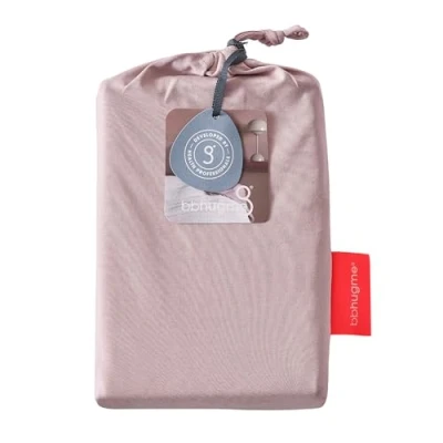 Image of bbhugme Pregnancy Pillow Cover Cotton Jersey Fabric Fits for Side Sleeping Only, Sold Separately, Dusty Pink