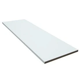 Image of WHITE MELAMINE FACED CHIPBOARD 15mm 1200 x 152mm