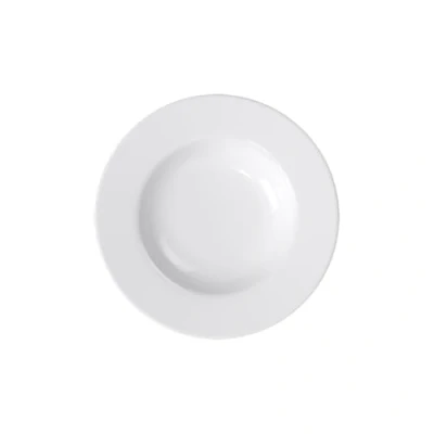 Image of Villeroy &amp; Boch Royal Soup Plate, deep Food Plate Made of Brilliant Premium Porcelain, White, Dishwasher Safe, 24 cm