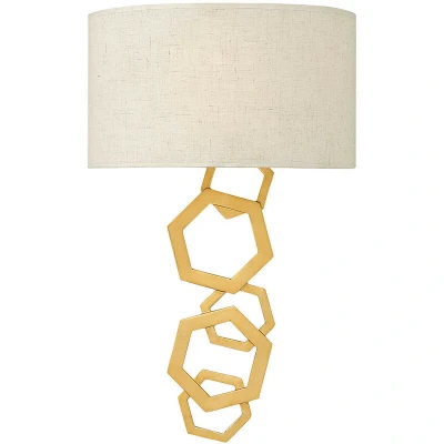 Image of Moxie 2 Light Indoor Wall Gold, E14