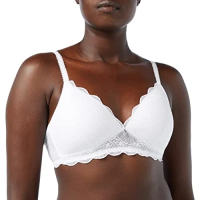 Image of Naturana Women&#039;s 5194 Padded Bra, White, 36D