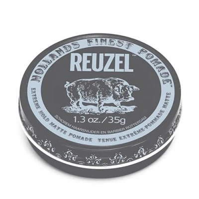 Image of Reuzel Extreme Hold Matte Pomade, Hair Holding Wax For Men, 35 g