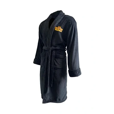Image of Groovy UK Men&#039;s Suicide Squad Bathrobe, Black/Gold, 8