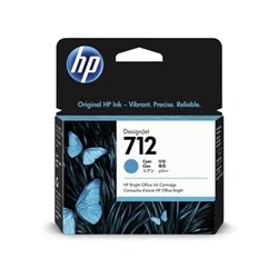 Image of HP 712 29 ml Cyan DesignJet Ink Cartridge