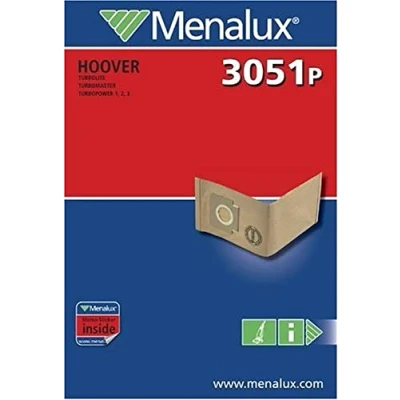 Image of Menalux 3051P Pack of 5 Paper Dustbags and 1 Micro Filter