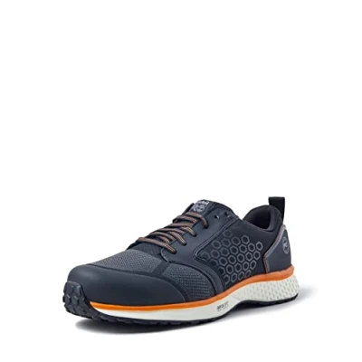 Image of Timberland PRO Men&#039;s Reaxion NT FP ESD S3 Fire and Safety Shoe, Black Orange, 10 UK (44 EU)
