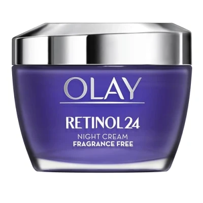 Image of Olay Regenerist Retinol24 Night Face Cream Moisturiser With Retinol and Vitamin B3 50 ml, Fragrance Free