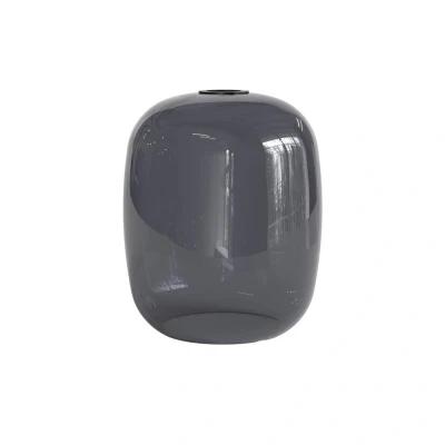 Image of Curve Glass 285 Dark Smoke Lamp Shade Astro