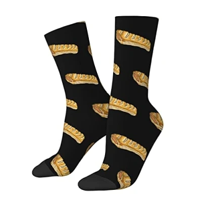 Image of KWQDOZF Sausage Roll Socks Funny Novelty Crew Gift for Men Women Teen