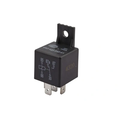 Image of 6027829 Relay, main current HELLA 4RD 933 332 411 10A/20A 5 pin connector