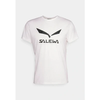 Image of SALEWA Solidlogo Dry M T Shirt, White, XXL, MALE