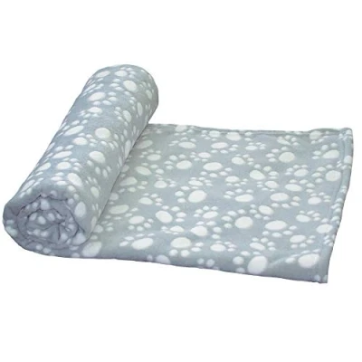 Image of Nobbys &quot;Emmi Premium Fleece Pet Blanket, Grey, 100 x 150 cm