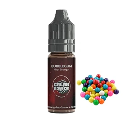 Image of Bubblegum High Strength Flavouring 230+ Flavours Galaxy Food 10ml Bottle
