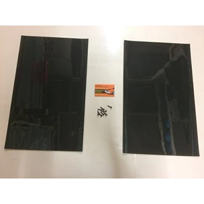 Image of Motorsportandaccessories RALLY MUDFLAPS BLACK 500mm x 300mm 3MM PVC PAIR MSA