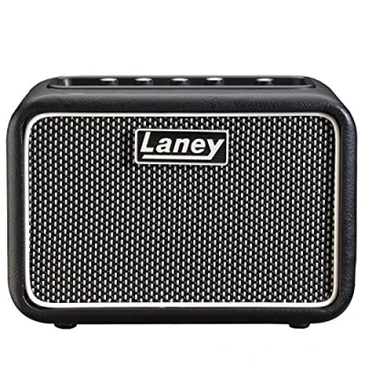 Image of Laney MINI ST SUPERG 2 Series Stereo Battery Powered Guitar Amplifier with Smartphone Interface 6W Supergroup Edition