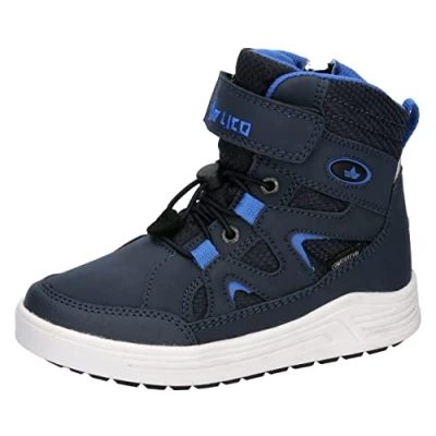Image of Lico Camillo VS Snow Boot, Navy Blue, 8 UK Child