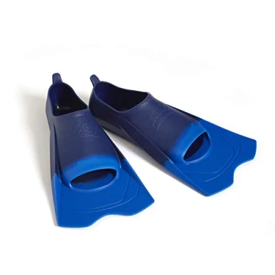 Image of Zoggs Unisex Ultra Blue Fins Swim Training Aid for Improved Technique, Navy/Blue, 7 8 UK