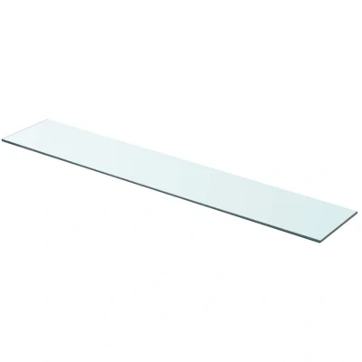 Image of vidaXL Shelf Panel Glass Clear 90x15 cm