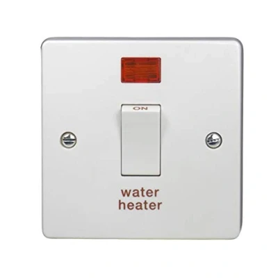 Image of Crabtree 4015/31 Water Heater Switch 20 amp Double Pole