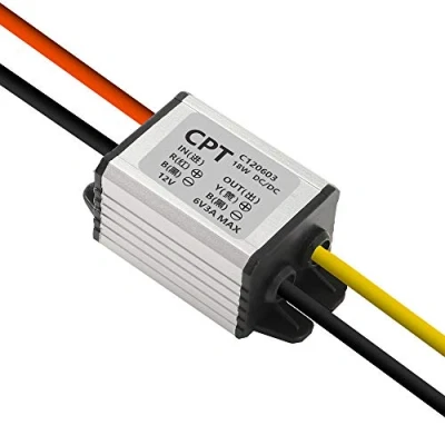 Image of DC Power Converter 12V to 6V Step Down Volt Module Supply Car 9V 22V Buck Voltage Regulator 3A 18W Waterproof (1PCS)