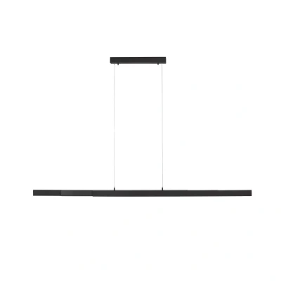 Image of Luzi Bar Pendant Ceiling Light Anthracite 3x 13W LED 3000K