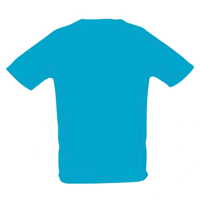 Image of SOLS Mens Sporty Short Sleeve Performance T Shirt (Aqua) Navy Size Large