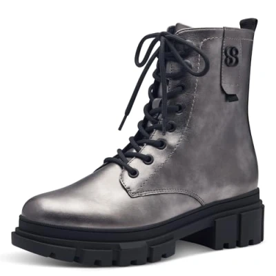 Image of s.Oliver Women&#039; Chelsea 5 25402 41 Boot, Grey (Pewter), UK