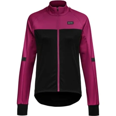 Image of GORE WEAR Womens Phantom Jackets, Black/Process Purple, 42 EU