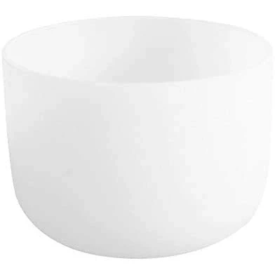 Image of ENERGYSOUND 432 Hz Perfect Pitch C Root Chakra 4th Octave Frosted Quartz Crystal Singing Bowl 10 inch (25 cm) mallet&amp; O ring included