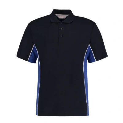 Image of Gamegear Track Pique Polo, Navy/Royal/White, 2XL. KK475
