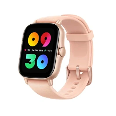Image of Amazfit GTS 2 Smart Watch Fitness with Heart Rate, SpO2 Monitor, Bluetooth Call, Alexa Built in, 90+ Sports Modes, 3GB Music Storage&amp;Control, Pink, [2022 New Version]