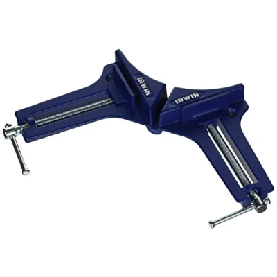 Image of IRWIN Tools Quick Grip Light Duty Corner Clamp, 3 Inch (226200),Blue