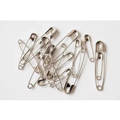 Image of 50pk x Safety Pins Assorted Sizes Sewing Craft Art, Hemming Textile Baby Clothing Small Medium Large Multi purpose